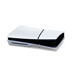 PS5 Slim Console Middle Sticker Scratch Resistant Digital Optical Drive Version Universal Sticker, Color: Frosted Black