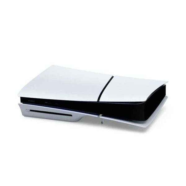 PS5 Slim Console Middle Sticker Scratch Resistant Digital Optical Drive Version Universal Sticker, Color: Frosted Black