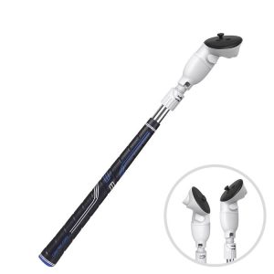 Meta Quest 3S / 3 Controller Golf Club with Scale and Adjustable Length (White)