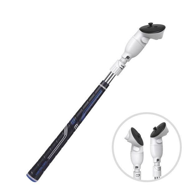 Meta Quest 3S / 3 Controller Golf Club with Scale and Adjustable Length (White)