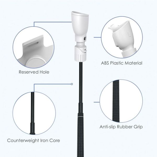 Meta Quest 3S / 3 Controller Golf Club with Scale and Adjustable Length (White) - Image 5