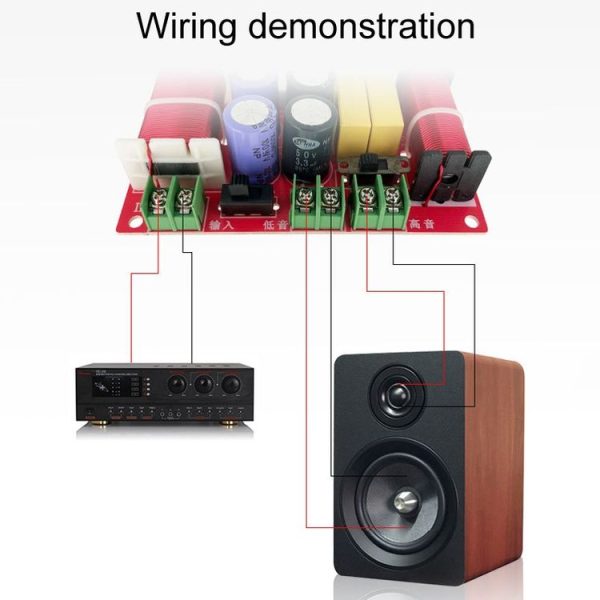 WEAH-206 High And Low 2-Way Audio Divider Bookshelf Speaker Crossover - Image 9