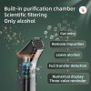 High-Precision Portable Alcohol Tester Rechargeable Breathalyzer With LCD Display (Black) - Image 6