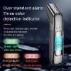 High-Precision Portable Alcohol Tester Rechargeable Breathalyzer With LCD Display (Black) - Image 7
