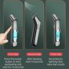 High-Precision Portable Alcohol Tester Rechargeable Breathalyzer With LCD Display (Black) - Image 9