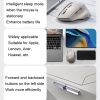 Inphic DR6 2.4G Wireless + Bluetooth 5.0 / 4.0 Tri-mode Charging Mute Office Gaming Computer Mouse (White Apricot) - Image 13