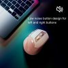 Inphic DR8 2.4G Wireless + Bluetooth 5.0 / 4.0 Tri-mode Charging Mute Office Gaming Computer Mouse (Milk Tea Color) - Image 10