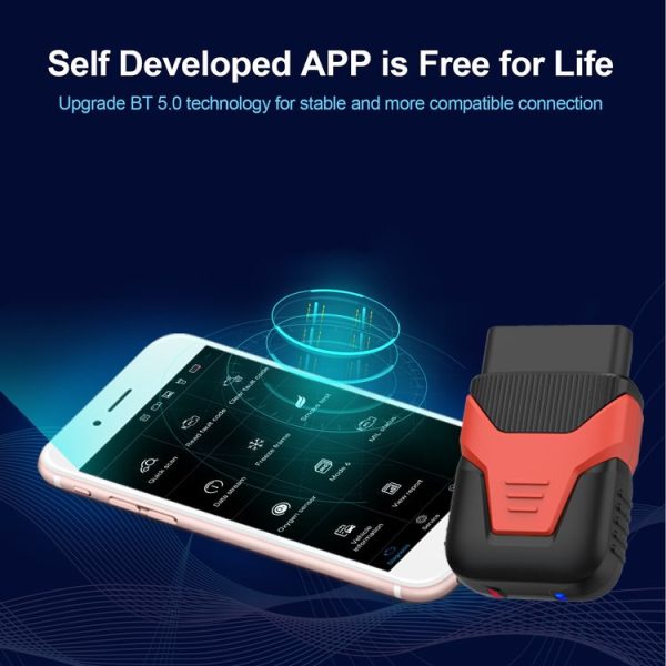 HUMZOR OBD2 Bluetooth 5.2 Car Fault Diagnostic Instrument - Image 6