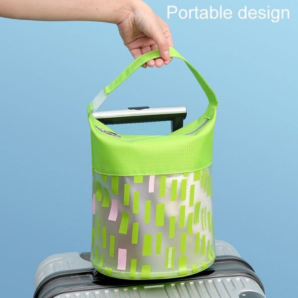 Outdoor Traveling Waterproof Swimming Bag Portable Toiletry Organizer Pack (Green) - Image 7