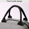 FRISCHE Portable Handheld Insulated Lunch Pack Outdoor Picnic Large Capacity Bento Bag (Navy Blue) - Image 6