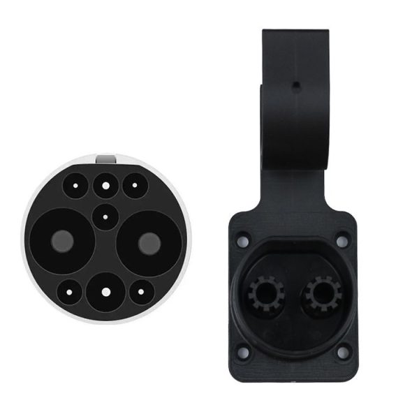Electric Vehicle Charging Pile Hanging Wire Fixing Bracket (Black) - Image 2