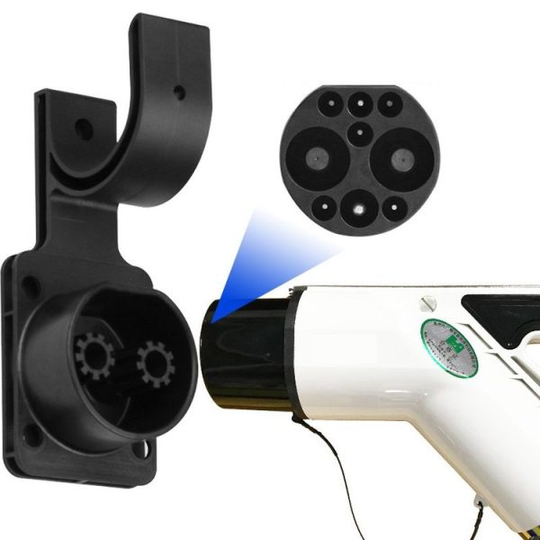 Electric Vehicle Charging Pile Hanging Wire Fixing Bracket (Black) - Image 5