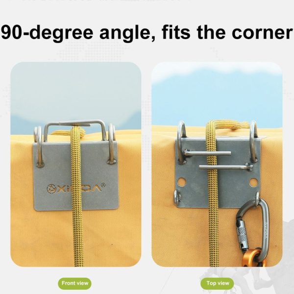 XINDA HH-9784 H-series Rope Guards High-altitude Work Rope Protector (Stainless Steel) - Image 4