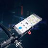 PROMEND Aluminum Alloy Cell Phone Holder Adjustable Angle Rotating Motorcycle Navigation Support, Style: SJJ-299E Rearview Mirror Silver - Image 3
