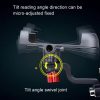 PROMEND Aluminum Alloy Cell Phone Holder Adjustable Angle Rotating Motorcycle Navigation Support, Style: SJJ-299E Rearview Mirror Silver - Image 4