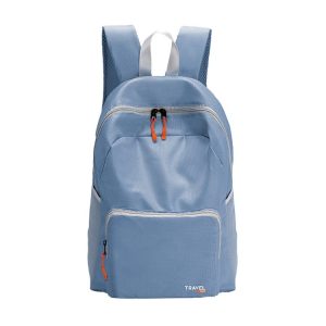 Lightweight Sports Mountaineering Bag Portable Folding Double Shoulder Backpack (Blue)