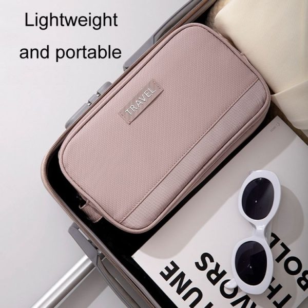 Portable Storage Wash Bag Traveling Wet And Dry Cosmetic Pack, Style: Black Small - Image 6
