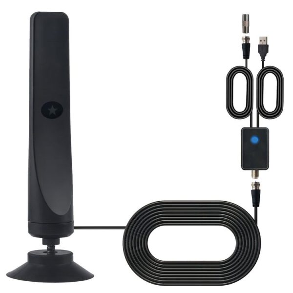 4K 1080P Indoor Digital TV Antenna For Local Channels 50 Miles Range With Amplifier Signal Booster - Image 3