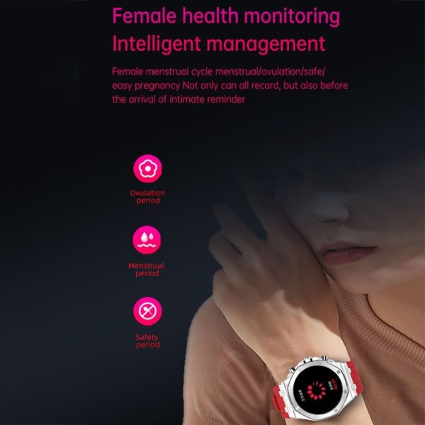 WS-37 1.43-Inch AMOLED IP67 Waterproof Health Monitoring Bluetooth Call Smart Watch (White) - Image 9