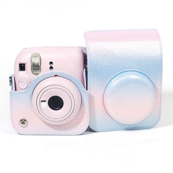 Colorful Starry Sky Camera Protection Bag For Fujifilm Instax Mini 12 (Blue Pink) - Image 5