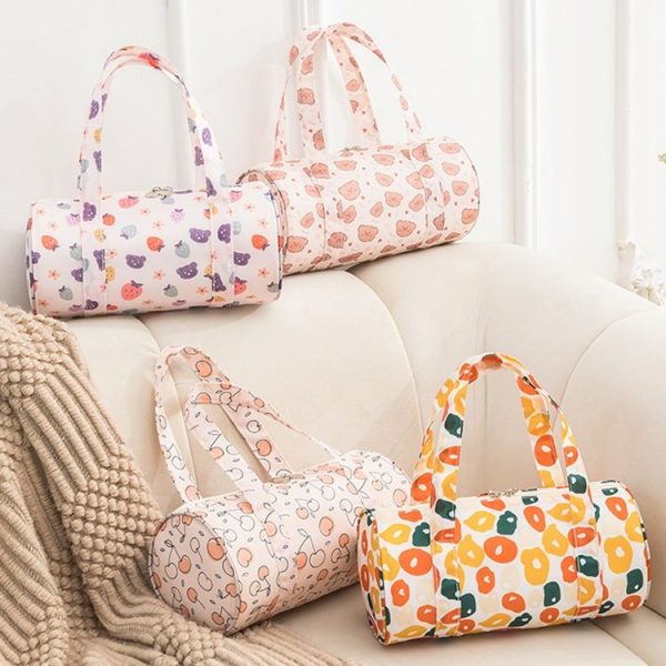 Traveling Large Capacity Underwear Storage Bag Cute Portable Travel Bra Bags, Style: Cherry - Image 2