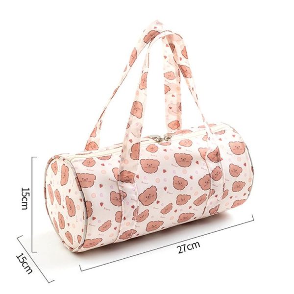 Traveling Large Capacity Underwear Storage Bag Cute Portable Travel Bra Bags, Style: Cherry - Image 3