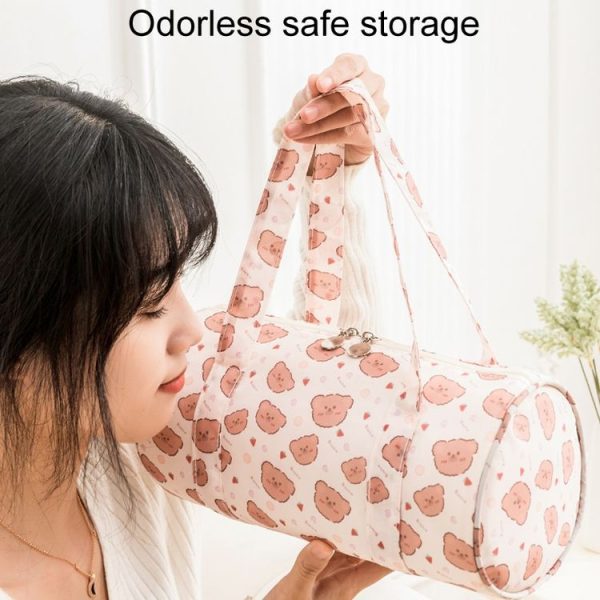 Traveling Large Capacity Underwear Storage Bag Cute Portable Travel Bra Bags, Style: Cherry - Image 9