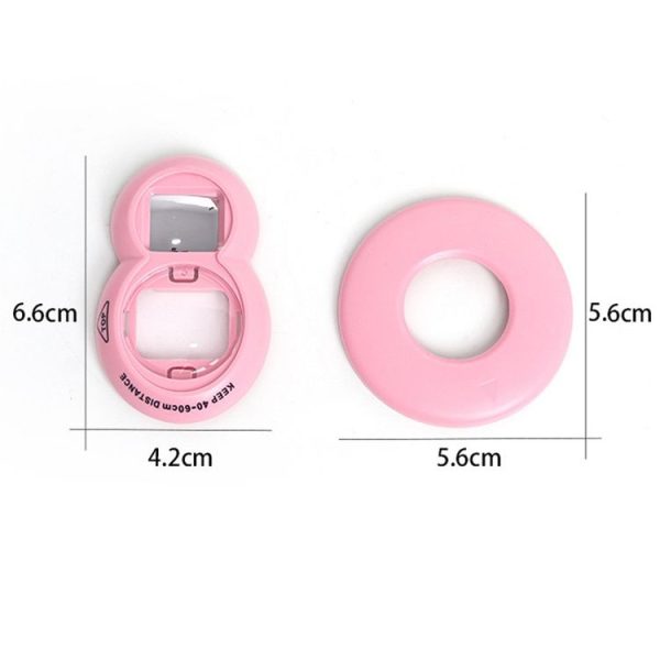 Fujifilm instax Mini 7+ / SE Selfie Filter Auxiliary Ring Set (Pink) - Image 3