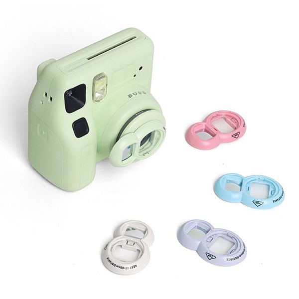Fujifilm instax Mini 7+ / SE Selfie Filter Auxiliary Ring Set (Pink) - Image 4