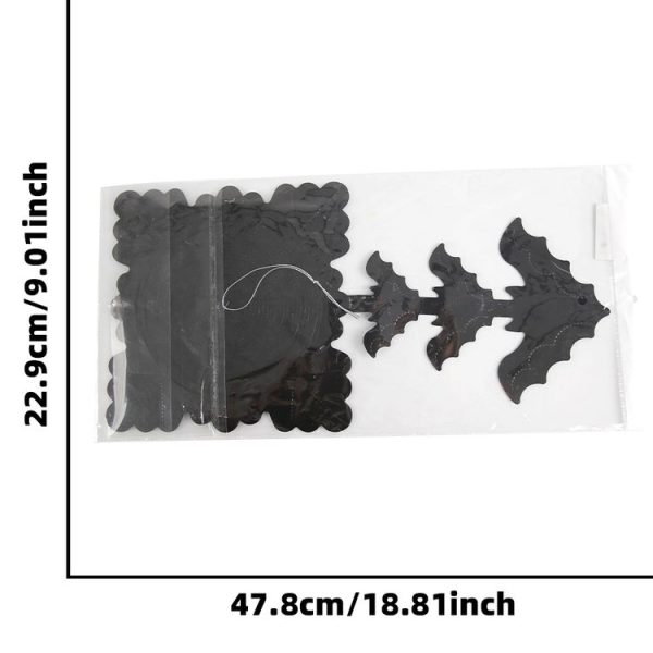 3m Halloween Honeycomb Garland Pendant Spider Bat Party Flag Scene Layout Props (Spider) - Image 5