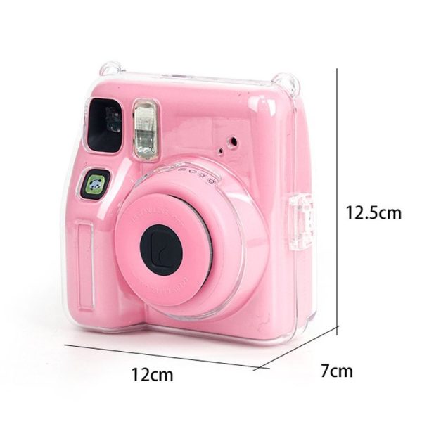 Fujifilm instax mini SE Photo Bag Crystal Case Shoulder Strap Rope Sticker Set (Purple Pet Dog) - Image 3