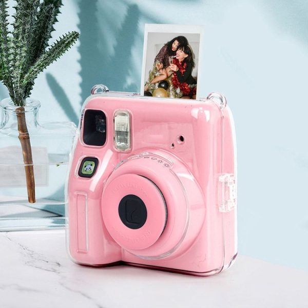 Fujifilm instax mini SE Photo Bag Crystal Case Shoulder Strap Rope Sticker Set (Purple Pet Dog) - Image 6