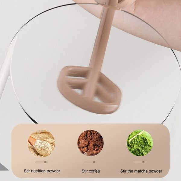 Handheld Electrical Milk Powder Mixer Children Complementary Food Making Stirring Stick (Brown) - Image 5