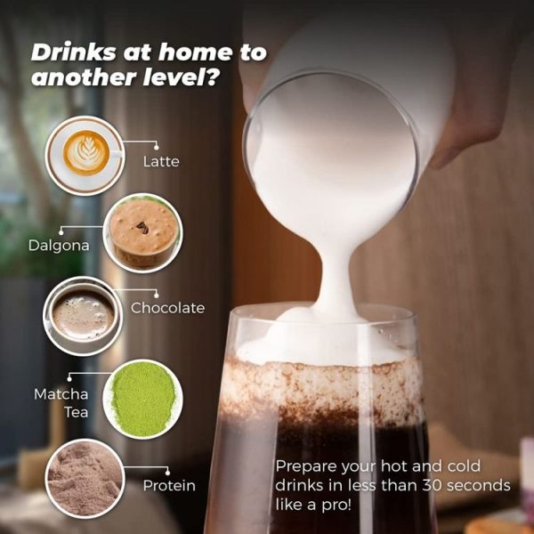 Handheld Electrical Milk Powder Mixer Children Complementary Food Making Stirring Stick (Brown) - Image 6