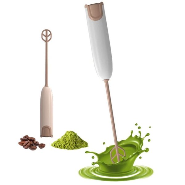 Handheld Electrical Milk Powder Mixer Children Complementary Food Making Stirring Stick (Brown) - Image 7