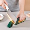 4 In 1 Knife Sharpener 4-Stage Kitchen Quick Sharpening Stone Manual Sharpening Tool (Dark Blue) - Image 2