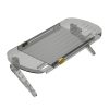 No Punching TV Set-top Box Adjustable Storage Shelf Monitor Computer Screen Holder Router Hanger (Grey)