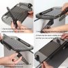 No Punching TV Set-top Box Adjustable Storage Shelf Monitor Computer Screen Holder Router Hanger (Grey) - Image 10