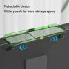 No Punching TV Set-top Box Adjustable Storage Shelf Monitor Computer Screen Holder Router Hanger (Grey) - Image 6