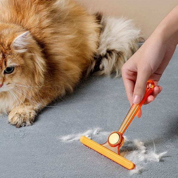 Pet Hair Removal Brush Household Sticky Hair Cleaner (Gold) - Image 2