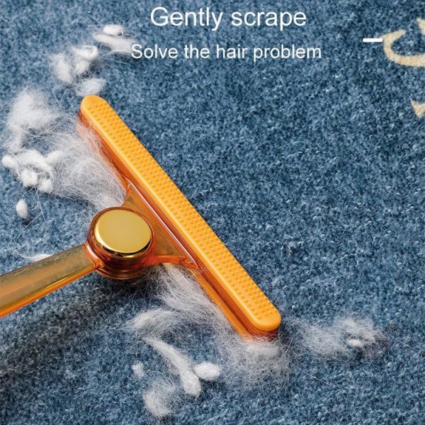 Pet Hair Removal Brush Household Sticky Hair Cleaner (Gold) - Image 4