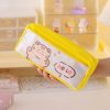 Large Capacity Multi-layer Waterproof Pencil Case Cartoon Pencil Case (Yellow)