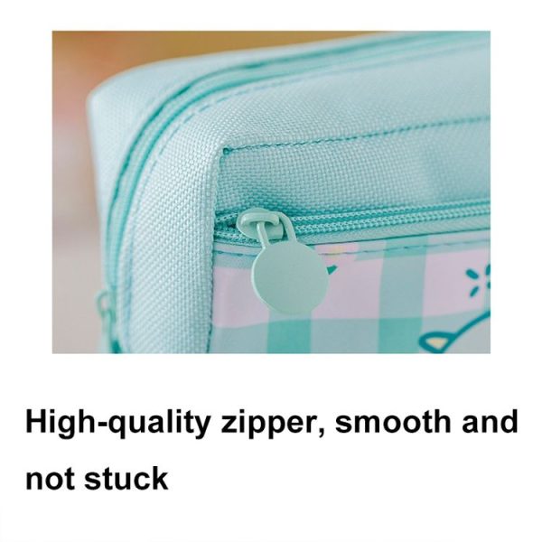 Large Capacity Multi-layer Waterproof Pencil Case Cartoon Pencil Case (Yellow) - Image 7