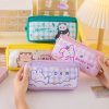 Large Capacity Multi-layer Waterproof Pencil Case Cartoon Pencil Case (Yellow) - Image 9