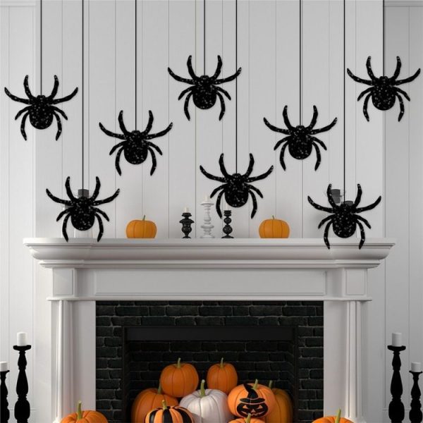 Halloween Decoration Wall Stickers Hanging Pendant Party Horror Banner Decoration, Style: Alphabet Pull Flags - Image 4