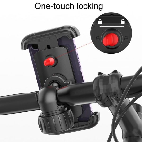 YYS-610 Upper And Lower Linkage Motorcycle Mountain Bike Riding Navigation Bracket - Image 3