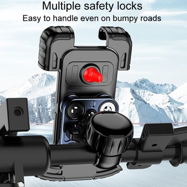 YYS-680 Motorcycle Mountain Bike Shock And Shaking Absorbing Riding Navigation Stand - Image 5