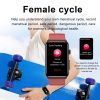 Smart Watch Ring ECG Temperature Heart Rate Blood Pressure Health Bluetooth Talking Watch, Color: Black Silicone - Image 15