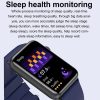 Smart Watch Ring ECG Temperature Heart Rate Blood Pressure Health Bluetooth Talking Watch, Color: Black Silicone - Image 18