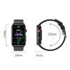 Smart Watch Ring ECG Temperature Heart Rate Blood Pressure Health Bluetooth Talking Watch, Color: Black Silicone - Image 21